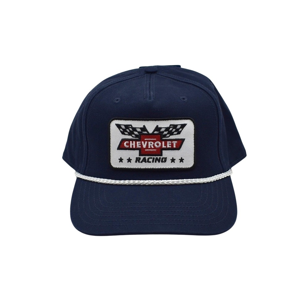 Chevrolet Racing Patch Official GM Rope Snapback Baseball‎ Cap Hat Navy OSFM NEW